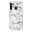 Samsung Galaxy A21 Fleksibel Plastik Cover m. Marble Print - Hvid Marmor Online