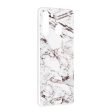 Samsung Galaxy A21 Fleksibel Plastik Cover m. Marble Print - Hvid Marmor Online