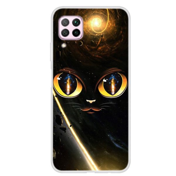 Huawei P40 Lite Plastik Cover - Cat Cheap