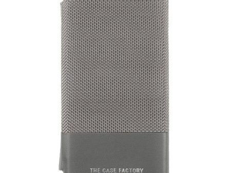 iPhone X   Xs TCF - The Case Factory - Wallet Case Tech Grå Online