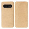 Krusell Broby Slim Wallet Samsung Galaxy S10+ (Plus) Ruskind Flip Cover - Beige Online