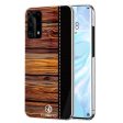 Huawei P40 Pro Pinwuyo Wood Grain Style Cover - Sort Fashion