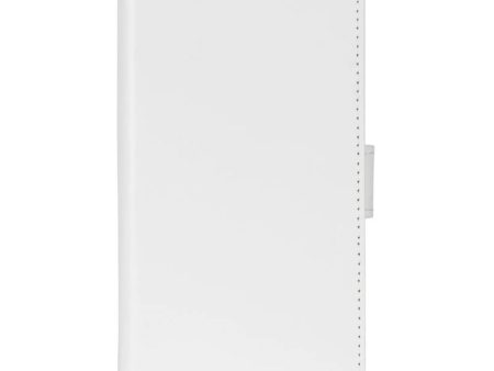 Motorola Moto E6 Plus Neutralt Læder Cover m. Pung Hvid Online Sale