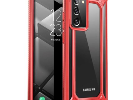 Samsung Galaxy Note 20 SUPCASE Unicorn Beetle EXO Clear Cover - Rød Discount