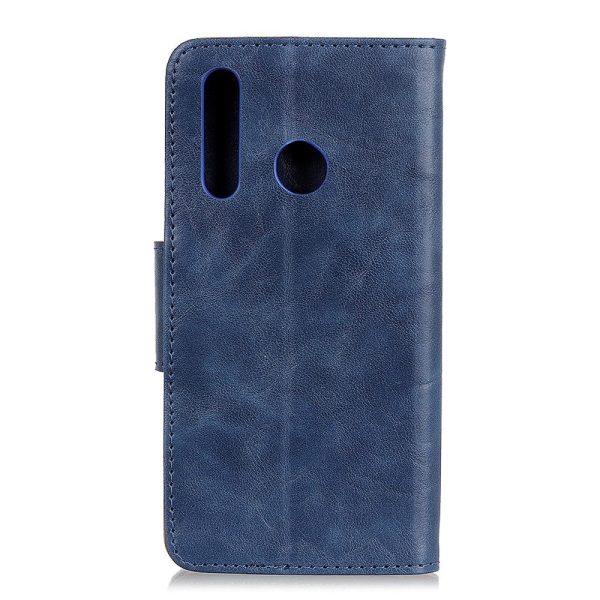 Samsung Galaxy A20s Neutralt Læder Cover m. Pung Blå on Sale