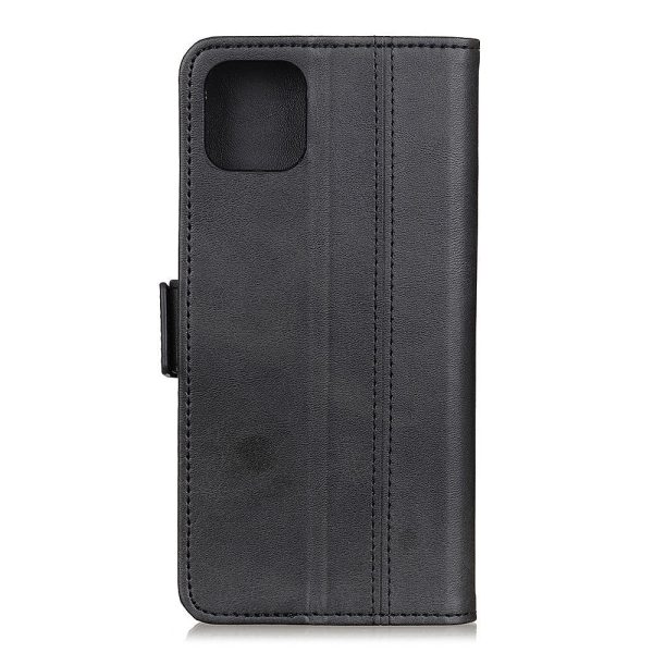 Huawei P40 Business Look Læder Cover m. Pung - Sort Fashion