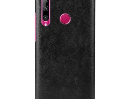 Honor 20 Lite Litchi Tekstur Plastik Cover - Sort Online Sale