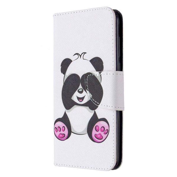 Huawei Y5p Riflet Læder Cover m. Pung - Baby Panda For Discount