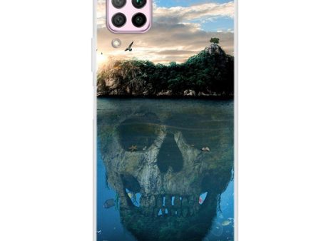 Huawei P40 Lite Plastik Cover - Skull Online now