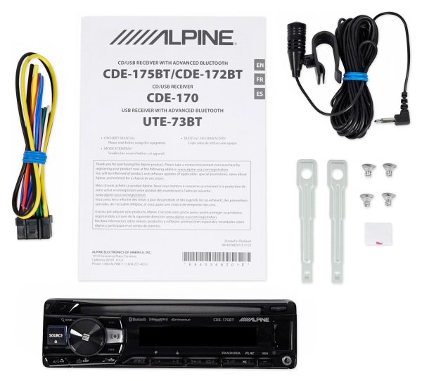 ALPINE Bluetooth CD Player USB AUX SiriusXM For 1993-96 Mitsubishi Mirage Online now