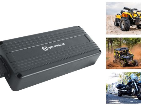 Rockville ATV300 Mono 300 Watt RMS 2-Ohm Motorcycle Amplifier Micro Amp IP65 Online now