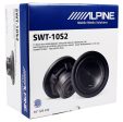 Alpine SWT-10S2 10  350 Watt RMS Shallow Slim Truck Car Subwoofer Sub+ROCKBOX For Discount