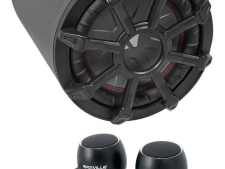 KICKER 46CWTB84 8  600w Marine Subwoofer Enclosure+Bluetooth Home Speakers Discount