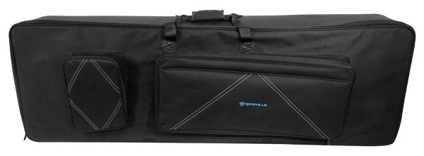 Rockville 88 Key Padded Rigid Durable Keyboard Gig Bag Case For Alesis Q88 on Sale