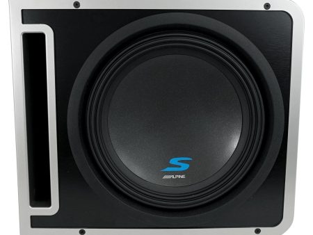 Alpine S-SB12V Loaded 12  600w S-W12D4 Subwoofer+Ported Sub Enclosure Box Supply