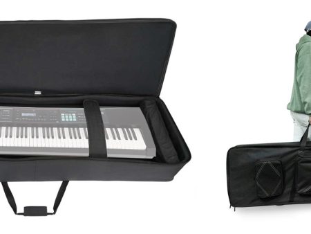 Rockville 88 Key Padded Rigid Durable Keyboard Gig Bag Case For Roland JUNO-DS88 For Discount