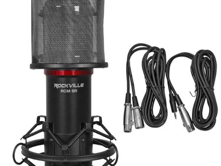 Rockville RCM SR Studio Recording Condenser Microphone Mic w  Samsung Capacitors Discount