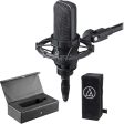 Audio Technica AT4033A Condenser Microphone Mic+Shockmount+Dust Cover+Case Sale