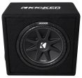 KICKER 43VC124 Comp 12  Subwoofer In Vented Sub Box Enclosure, 4-Ohm+Headphones For Sale