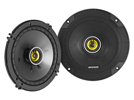 Pair KICKER 46CSC654 CSC65 6.5  6-1 2  600 Watt 4-Ohm Car Audio Coaxial Speakers Online Sale