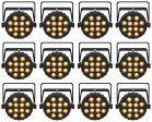 (12) Chauvet DJ SLIMPAR Q12 BT ILS Wireless Par Wash Up-Lights w  Bluetooth For Discount