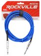 10 Rockville 10  1 4  TS-1 4   TS Guitar Instrument Cable (5 Colors x2 of each) Cheap