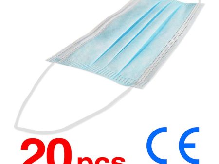 20 Pack Disposable Surgical Face Mask Sterilized (98% Efficiency) Online Hot Sale