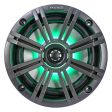 (2) KICKER KM65 6.5  White Marine Wakeboard Tower LED Speakers+Amplifier+Wires Fashion