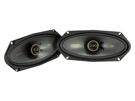 Pair Kicker 47KSC41004 4x10  75 Watt 2-Way Car Audio Coaxial Speakers KSC41004 Online Sale