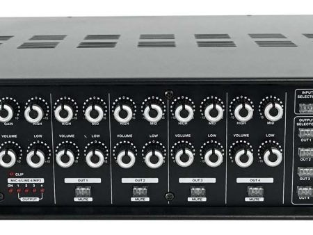 Rockville ROCK MATRIX 4 Zone 70 Volt Commercial Amplifier+Matrix Source Routing Cheap