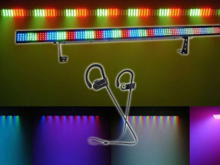 Chauvet COLORSTRIP 4-Ch DMX LED Multi-Color DJ Light Bar Color Strip+ Earbuds Online