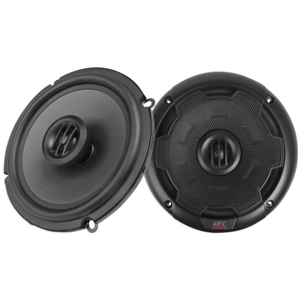 Pair MTX THUNDER65 6.5  240 Watt 2-Way Car Audio Coaxial Speakers+RockShip Supply