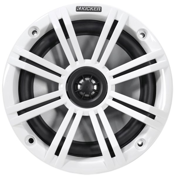 (2) KICKER 45KM654 6.5  390w Marine Boat Speakers+2-Channel Amplifier+Amp Kit on Sale