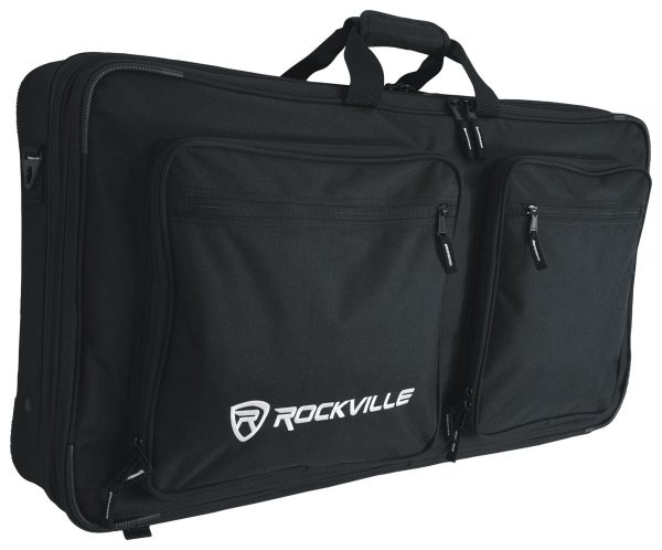 Rockville DC27 Padded DJ Bag Backpack Fits Roland GAIA 2 Sale