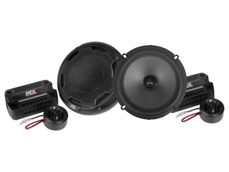 Pair MTX THUNDER61 6.5  360w Car Audio Component Speakers w Multi-Mount Tweeters Online Sale