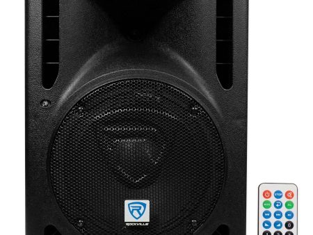 Rockville RPG8BT V2 8  Powered 400W DJ PA Speaker BlueTooth Wireless Remote EQ For Discount