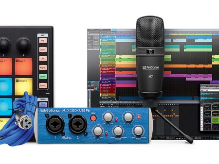 PRESONUS ATOM PRODUCER LAB Production Kit: Pad Controller+Interface+Mic+Software Online