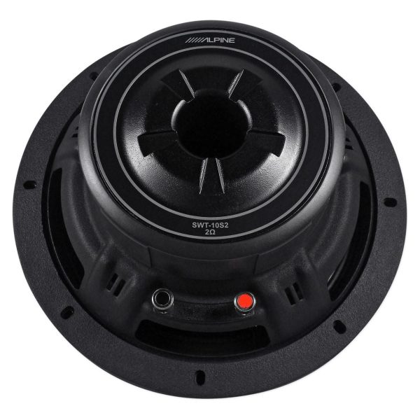 Alpine SWT-10S2 10  350 Watt RMS Shallow Slim Truck Car Subwoofer Sub+ROCKBOX For Discount