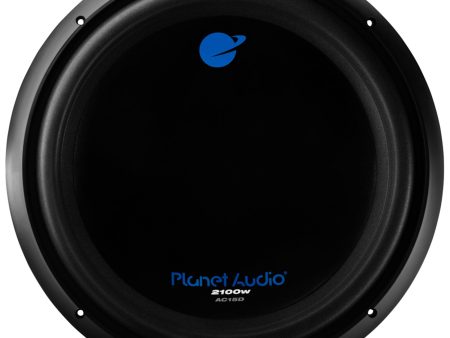 Planet Audio AC15D 2100 Watt 15  Car Audio Subwoofer Dual 4 Ohm Sub Supply