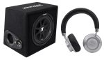 KICKER 43VC124 Comp 12  Subwoofer In Vented Sub Box Enclosure, 4-Ohm+Headphones For Sale