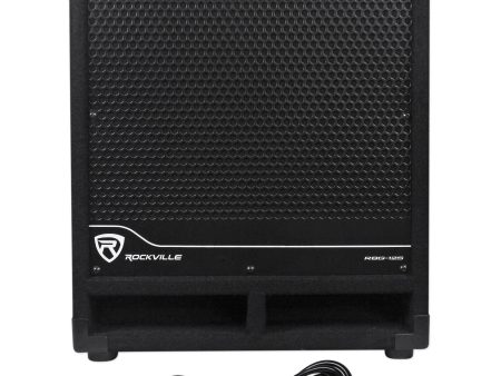 Rockville RBG12S Bass Gig 12  1400 Watt Active Powered PA Subwoofer DJ Pro Supply