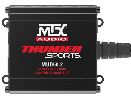 MTX MUD50.2 100 Watt RMS 2-Channel Amplifier Amp For Polaris RZR ATV UTV Cart Cheap