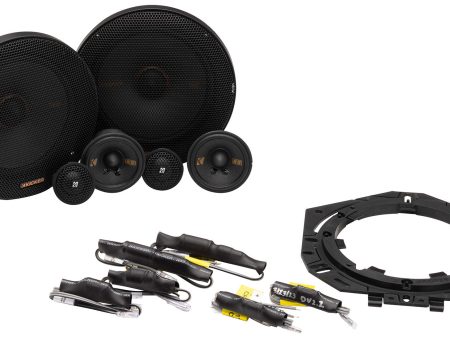 2) Kicker 51KSS365 6.5  + 2.75  3-Way Car Audio Component Speakers w 1  Tweeters Sale