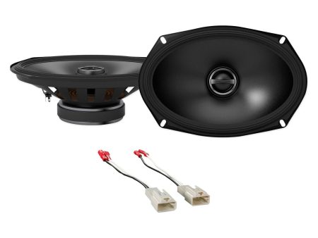 Alpine S 6x9  Rear Factory Speaker Replacement Kit For 2003-2008 Toyota Corolla Hot on Sale