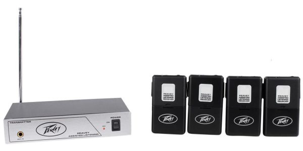 Peavey ALS72.1 Assisted Listening System with (5) Total Receivers ALS 72.1 Mhz For Discount