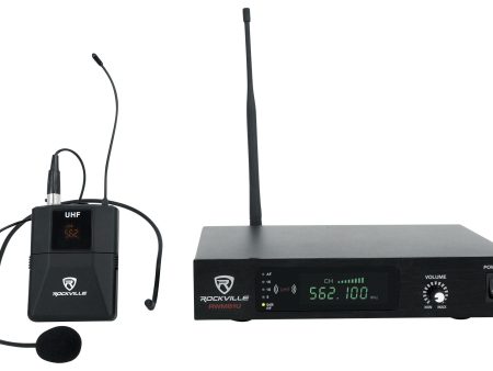 Rockville RWM61U Professional UHF Headset & Guitar Wireless Microphone System Supply