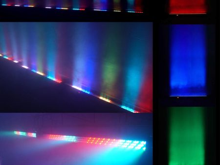 Rockville ROCKSTRIP 252 LED 5 Channel DMX RGB Color Strip DJ Wash Up Light Bar Fashion