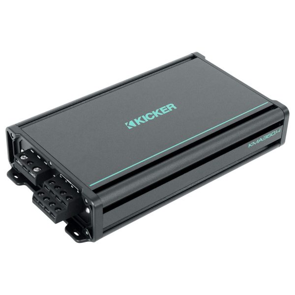 KICKER 48KMA3604 360 Watt 4-Channel Marine Amplifier Boat Amp KMA360.4 Online Sale