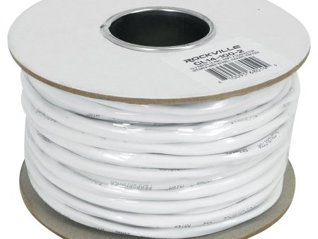 Rockville CL14-100-2 CL2 Rated 14 AWG 100  Speaker Wire In Wall Ceiling 70V 100V Online Sale