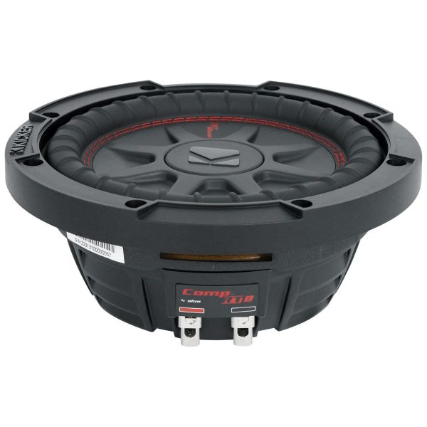 KICKER 48CWRT84 CompRT 600w Shallow Slim 8  Subwoofer DVC 4-ohm Car Sub COMPRT8 Cheap